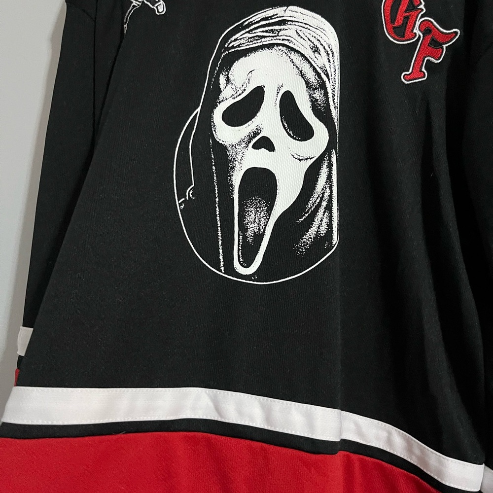 Black and Red Graphic Women's Jersey